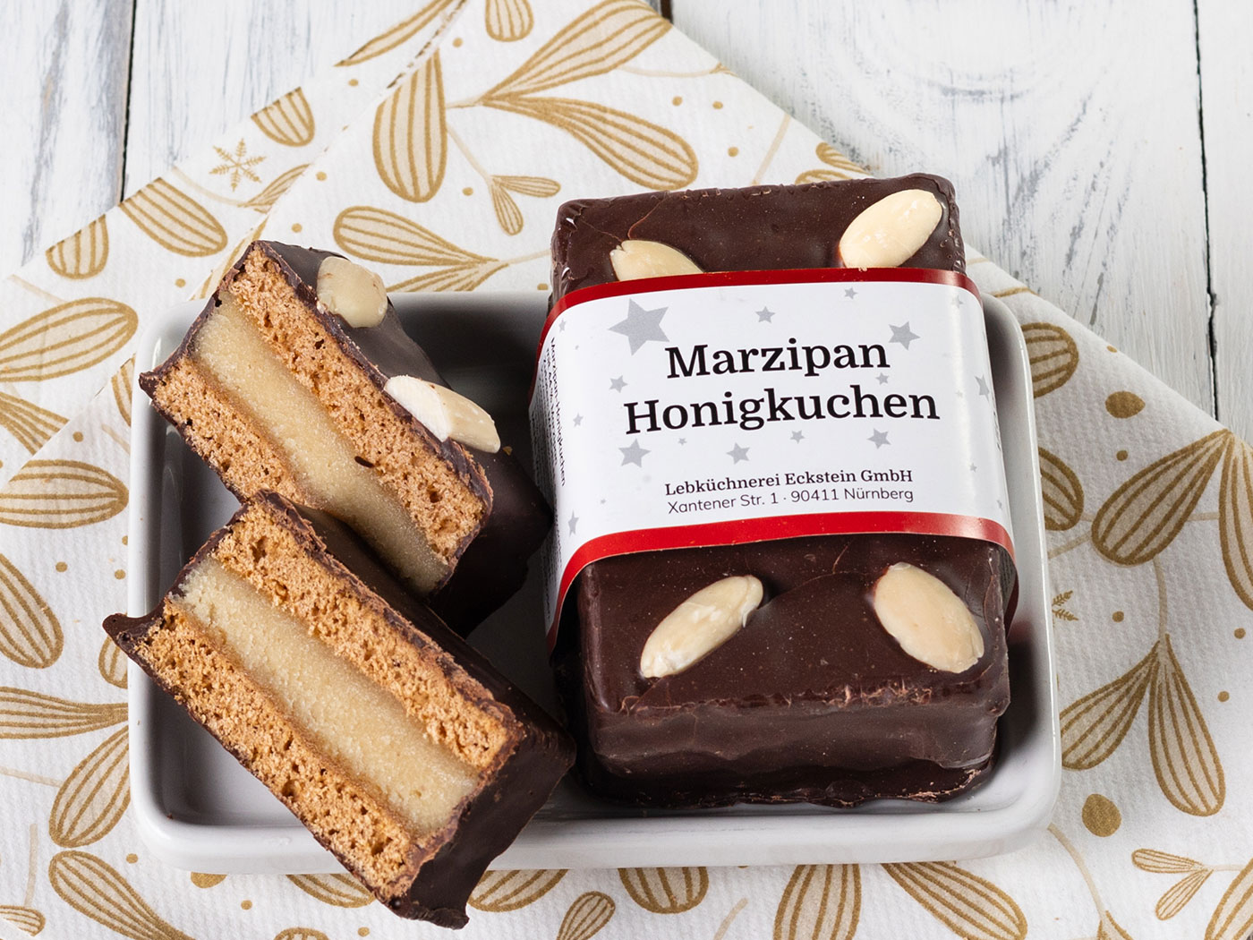 Marzipan Honigkuchen 